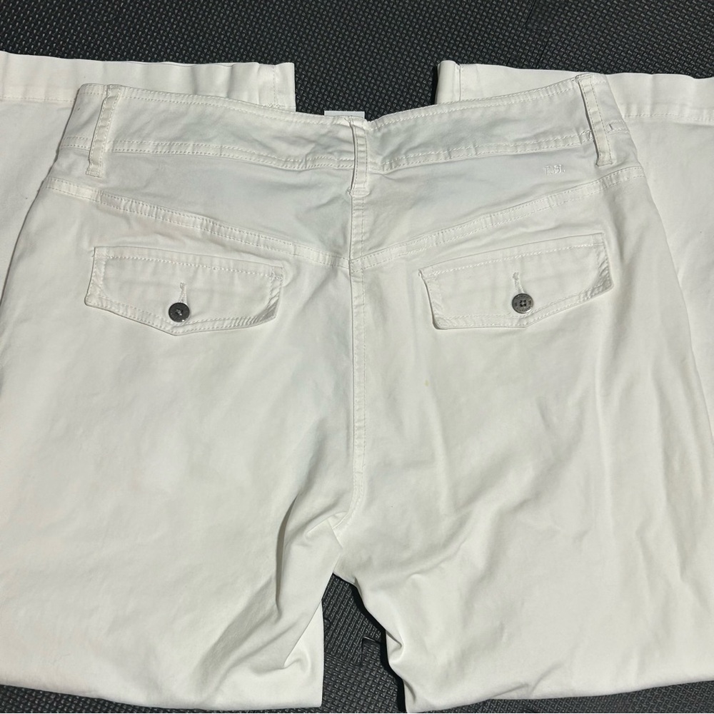 Tommy Hilfiger White Stretch Janie Fit, 8 - Picture 8 of 11